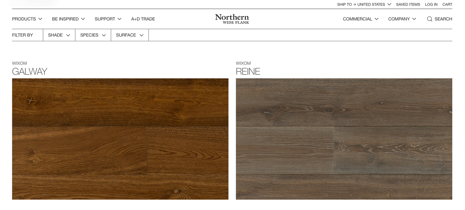 Northern Wide Plank showcase